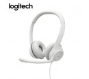 AUDIFONO C/MICROF. LOGITECH H390 USB NOISE CANCELLING WHITE (981-001285)-P